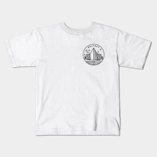 Belfast, Northern Ireland Emblem - White Kids T-Shirt